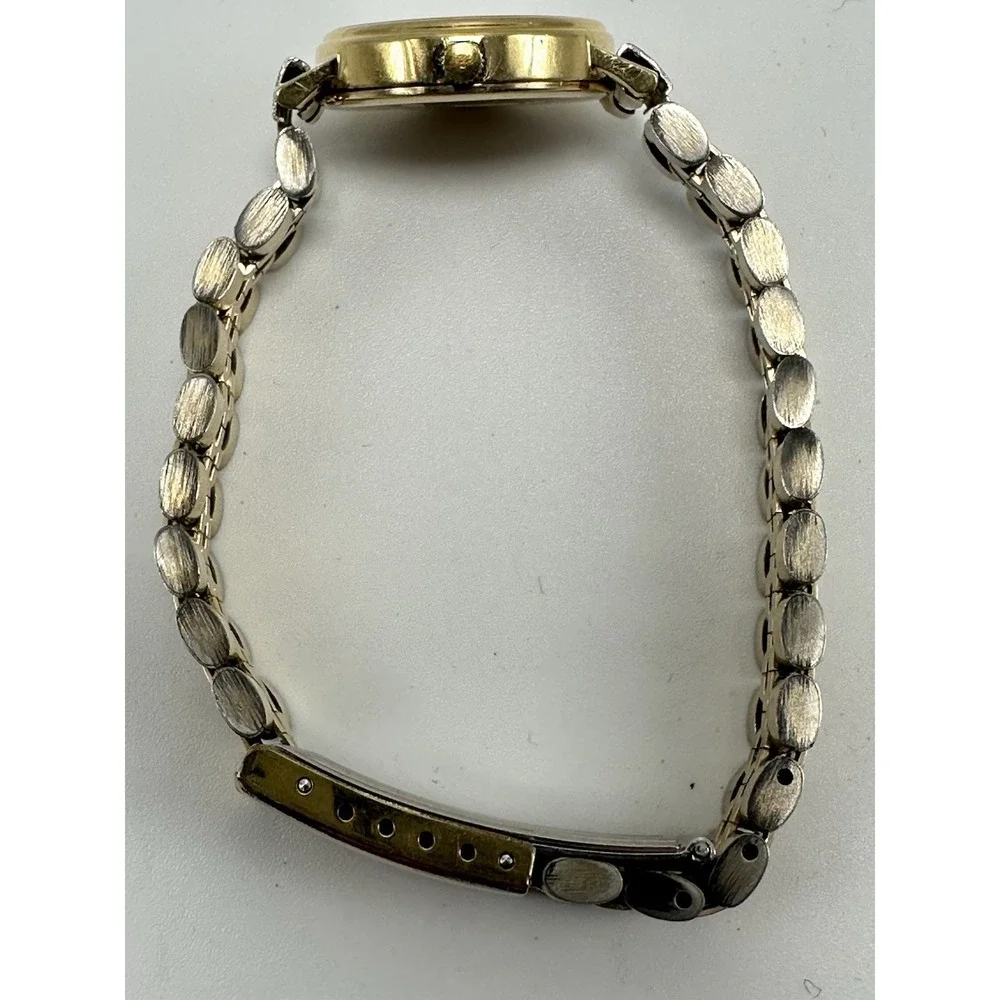 Hamilton Ladies Watch President's Club New‎ Battery Gold Plated 24MM 6.75